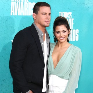 Channing Tatum, Jenna Dewan in 2012 MTV Movie Awards - Arrivals