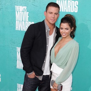 Channing Tatum, Jenna Dewan in 2012 MTV Movie Awards - Arrivals