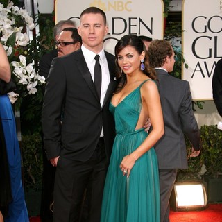 Channing Tatum, Jenna Dewan in The 69th Annual Golden Globe Awards - Arrivals