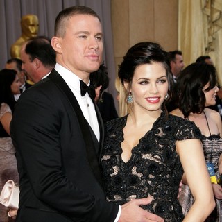 Channing Tatum, Jenna Dewan in The 85th Annual Oscars - Red Carpet Arrivals