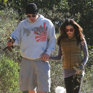 Channing Tatum, Jenna Dewan in Jenna Dewan and Channing Tatum Spend The Day Hiking with Their Dogs