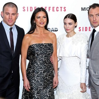 Channing Tatum, Catherine Zeta-Jones, Rooney Mara, Jude Law in New York Premiere of Side Effects