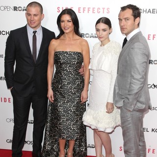 Channing Tatum, Catherine Zeta-Jones, Rooney Mara, Jude Law in New York Premiere of Side Effects