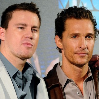 Channing Tatum, Matthew McConaughey in A Photocall to Promote Movie Magic Mike