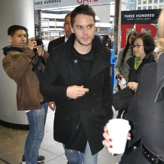Taylor Kitsch in Taylor Kitsch Arriving at CBC's George Stroumboulopoulos Tonight Show