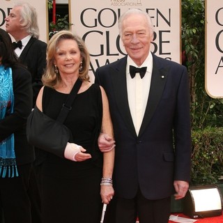 Elaine Taylor, Christopher Plummer in The 69th Annual Golden Globe Awards - Arrivals