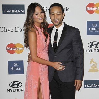 Chrissy Teigen, John Legend in Clive Davis and The Recording Academy's 2013 Pre-Grammy Gala and Salute to Industry Icons