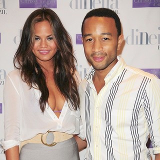 John Legend in Miami Swim Spring-Summer 2012 diNeila Brazil Presentation - teigen-legend-miami-swim-spring-summer-2012-01