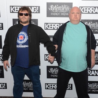 Jack Black, Kyle Gass, Tenacious D in Kerrang! Awards 2012 - Arrivals