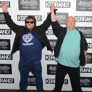 Jack Black, Kyle Gass, Tenacious D in Kerrang! Awards 2012 - Arrivals