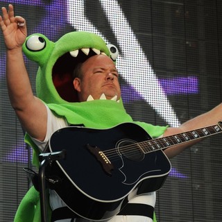 Kyle Gass, Tenacious D in Reading Festival 2008 - Day 3