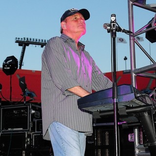 Bruce Johnston, The Beach Boys in John Stamos Performs Live with The Beach Boys at Marlins Super Saturday Concert