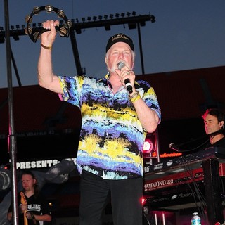 Mike Love, The Beach Boys in John Stamos Performs Live with The Beach Boys at Marlins Super Saturday Concert