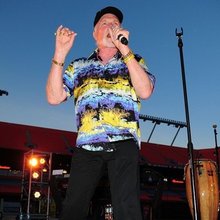 Mike Love, The Beach Boys in John Stamos Performs Live with The Beach Boys at Marlins Super Saturday Concert