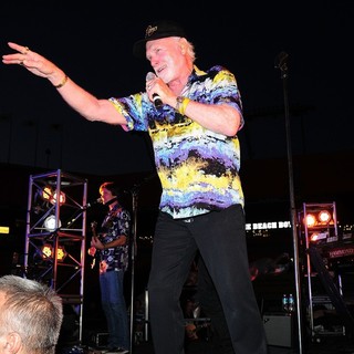 Mike Love, The Beach Boys in John Stamos Performs Live with The Beach Boys at Marlins Super Saturday Concert