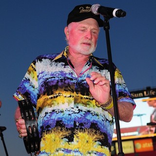 Mike Love, The Beach Boys in John Stamos Performs Live with The Beach Boys at Marlins Super Saturday Concert