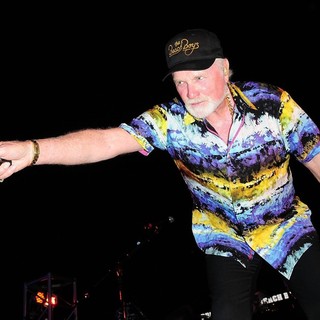 Mike Love, The Beach Boys in John Stamos Performs Live with The Beach Boys at Marlins Super Saturday Concert