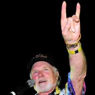 Mike Love, The Beach Boys in John Stamos Performs Live with The Beach Boys at Marlins Super Saturday Concert