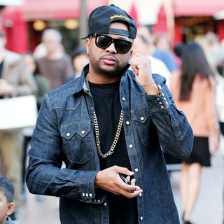 The-Dream in The-Dream Out and About at The Grove