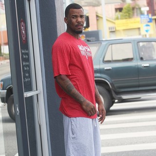 The Game in The Game Getting His Hair Cut at A Barber's