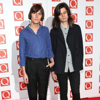 Tomethy Furse, Joshua Hayward, The Horrors in The Q Awards 2012 - Arrivals