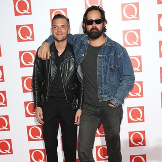 Brandon Flowers in The Q Awards 2012 - Arrivals - the-killers-q-awards-2012-01