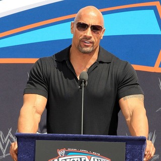 The Rock in The Press Conference for WrestleMania XXVIII