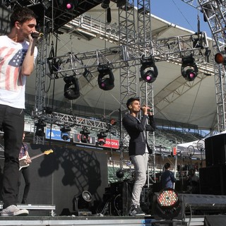 Tom Parker, Siva Kaneswaran, Jay McGuiness, The Wanted in 102.7 KIIS FM's Wango Tango 2012 - Show