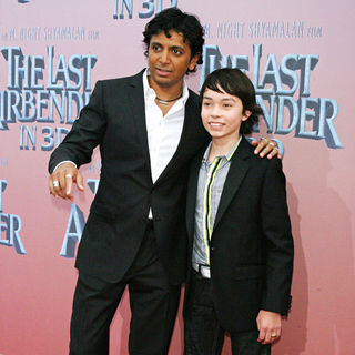 M. Night Shyamalan, Noah Ringer in Premiere of 'The Last Airbender' - Arrivals