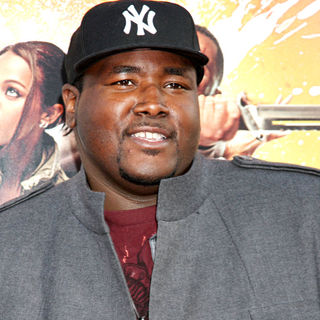 Quinton Aaron in The LA Premiere of "The Losers"