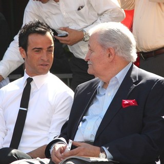 Justin Theroux, John Aniston in Jennifer Aniston Is Honored with A Star on The Hollywood Walk of Fame