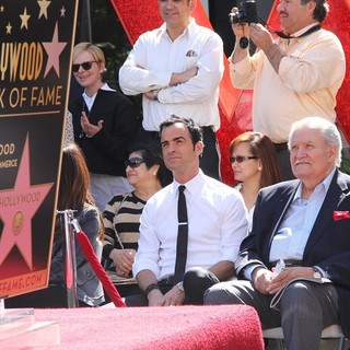 Justin Theroux, John Aniston in Jennifer Aniston Is Honored with A Star on The Hollywood Walk of Fame