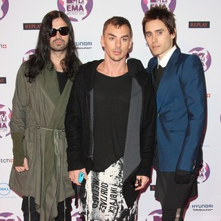 30 Seconds to Mars in The MTV Europe Music Awards 2011 (EMAs) - Arrivals