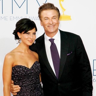 Hilaria Thomas, Alec Baldwin in 64th Annual Primetime Emmy Awards - Arrivals