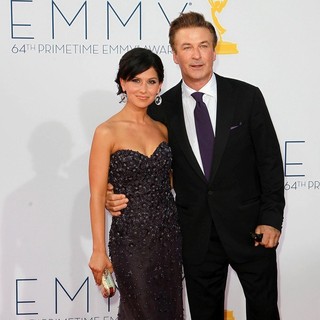 Hilaria Thomas, Alec Baldwin in 64th Annual Primetime Emmy Awards - Arrivals