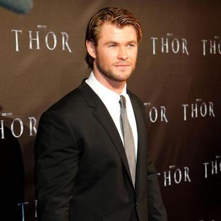 Chris Hemsworth in Australian Premiere of 'Thor' at Even Cinemas George St.