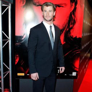 Chris Hemsworth in Australian Premiere of 'Thor' at Even Cinemas George St.