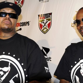 DJ Paul, Juicy J, Three 6 Mafia in Three 6 Mafia at The Boost Mobile Rock Corps