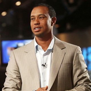 Tiger Woods at ABC Studios for Good Morning America