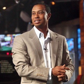 Tiger Woods in Tiger Woods at ABC Studios for Good Morning America