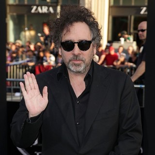 Tim Burton in Dark Shadows Premiere