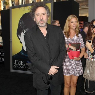 Tim Burton in Dark Shadows Premiere