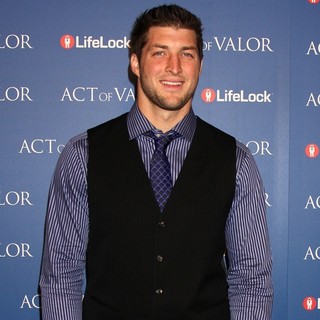 Tim Tebow in The Los Angeles Premiere of Act of Valor - Arrivals