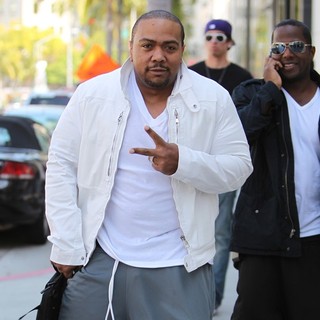 Timbaland Shopping at Louis Vuitton on Rodeo Drive
