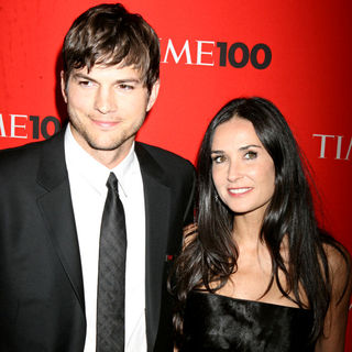 Ashton Kutcher, Demi Moore in 2010 TIME 100 Gala