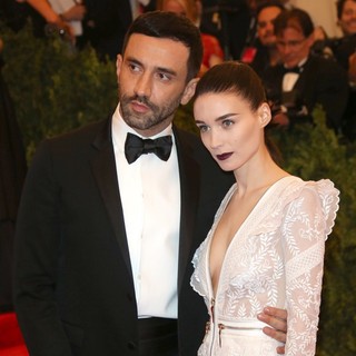 Riccardo Tisci, Rooney Mara in PUNK: Chaos to Couture Costume Institute Gala