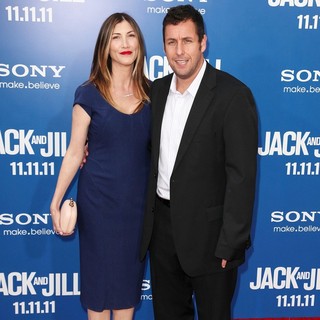 Jackie Titone, Adam Sandler in Premiere of Jack and Jill