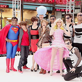 Al Roker, Natalie Morales, Tina Fey, Will Ferrell, Ann Curry, Meredith Vieira in NBC's 'Today Show' Celebrates Halloween
