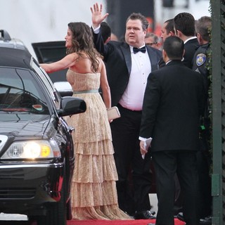 Katherine Tokarz, Eric Stonestreet in The 69th Annual Golden Globe Awards - Arrivals