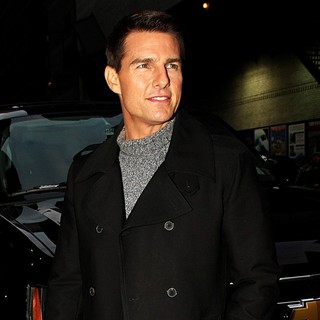 Tom Cruise in The Late Show with David Letterman - Arrivals